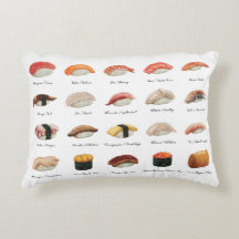 Waterverf Sushi Grafiek