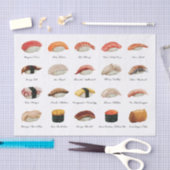 Waterverf Sushi Grafiek Tissuepapier (Craft)
