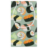 Waterverf Sushi Pattern Klein Cadeauzakje (Achterkant)