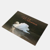 Waterverf Swan Deurmat (Schuin)