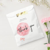 Waterverf Sweet Bow Cotton Snoep Baby shower Bedankzakje (Gezegeld)