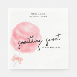 Waterverf Sweet Bow Cotton Snoep Baby shower Servet
