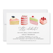 Waterverf Sweet Cakes Bridal Luncheon