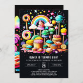 Waterverf Sweet Celebration Kaart (Voorkant / Achterkant)