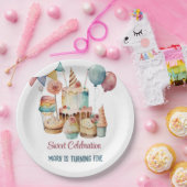 Waterverf Sweet-feestdag Papieren Bordje (Feest)