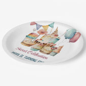 Waterverf Sweet-feestdag Papieren Bordje (Gekanteld)