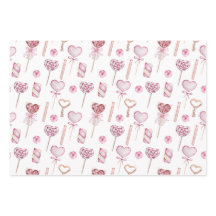 Waterverf Sweet Hearts Pattern