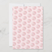 Waterverf Sweet One Donut thema Baby shower Kaart (Achterkant)