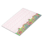 Waterverf - Sweet Pea Flowers Red Lined Notitieblok (Schuin)