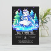 Waterverf Sweet Princess Verjaardag Kaart (Staand voorkant)