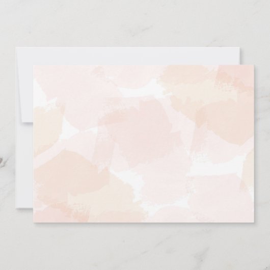 Waterverf Sweet Sixteen Uitnodiging (Achterkant)