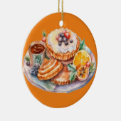 Waterverf Sweet Treats Keramisch Ornament (Rechts)