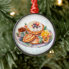 Waterverf Sweet Treats Metalen Ornament