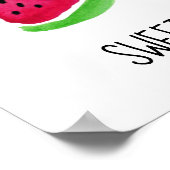 Waterverf Sweet Watermelon Home Decor Poster (Hoek)
