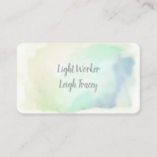 Waterverf, Swirl Classic Visitekaartjes