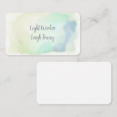 Waterverf, Swirl Classic Visitekaartjes (Voorkant / Achterkant)