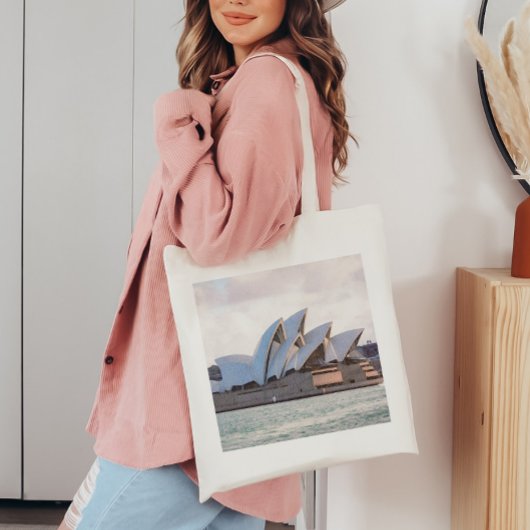 Waterverf Sydney, Australië Bestemming Canvas tas