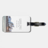 Waterverf Sydney Travel Destination Bagagelabel (Achterkant horizontaal)