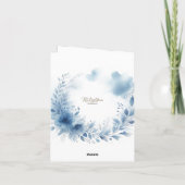 Waterverf Sympathie Condoleance Kaart (Achterkant)