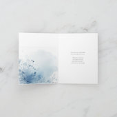 Waterverf Sympathie Condoleance Kaart (Binnen)