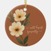 Waterverf sympathie Keramisch Ornament (Voorkant)