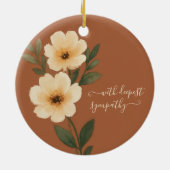 Waterverf sympathie Keramisch Ornament (Achterkant)