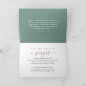 Waterverf Sympathie met hartgevoede compassie Kaart (Binnen)