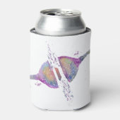 Waterverf Synapse.....Medische kunst Blikjeskoeler (Blikje Voorkant)