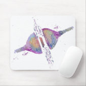 Waterverf Synapse.....Medische kunst Muismat (Met muis)