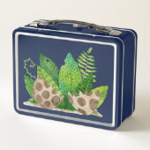 Waterverf T-rex Dinosaurus met Aangepaste Kinder N (Achterkant)