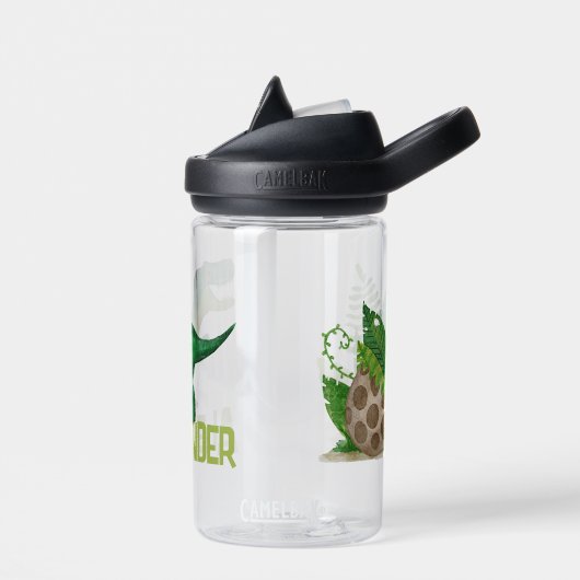 Waterverf T-rex Dinosaurus met Aangepaste Kinder N Waterfles (Links)