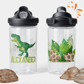 Waterverf T-rex Dinosaurus met Aangepaste Kinder N Waterfles
