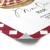 Waterverf taart baby shower Momosa bar Poster (Hoek)