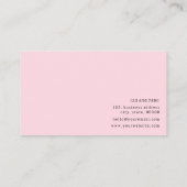 Waterverf taart Elegante professionele banketbakke Visitekaartje (Achterkant)