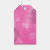 Waterverf taart met Roos leven is wat je het maakt Cadeaulabel (Achterkant)