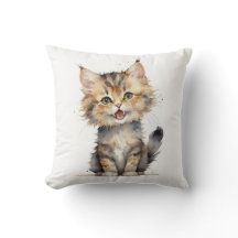 Waterverf Tabby Kitten