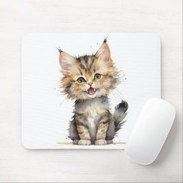 Waterverf Tabby Kitten Muismat