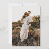 Waterverf Taco Over Liefde Verlovingsfeest Kaart (Achterkant)