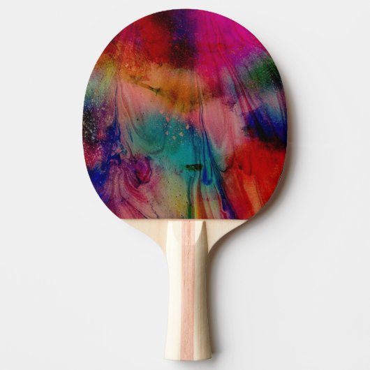 Waterverf Tafeltennisbatje (Voorkant)