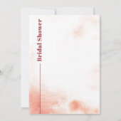 Waterverf tak en maan Japandi vrijgezellenfeest Kaart (Achterkant)