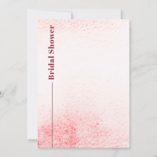 Waterverf tak en maan Japandi vrijgezellenfeest Kaart (Achterkant)