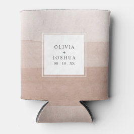 Waterverf Tan Ombre Wedding Blikjeskoeler