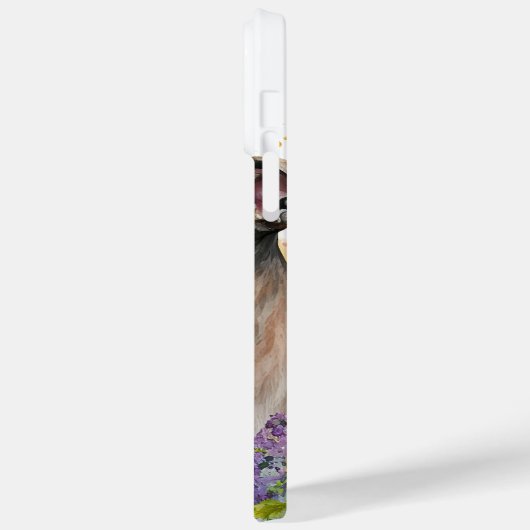 Waterverf TAN WHITE GREYHOUND DOG Case-Mate iPhone Case (Achterkant / Links)