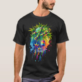Waterverf Tanabata Tree T-shirt (Voorkant)