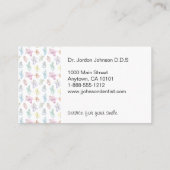 Waterverf Tanden tandheelkunde Visitekaartje (Achterkant)