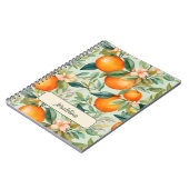 Waterverf Tangerine Sinaasappel Notitieboek (Linkerzijde)