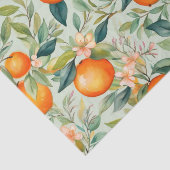  Waterverf Tangerine Sinaasappel Tissuepapier (Detail)