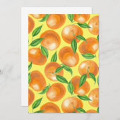 Waterverf tangerines (Voorkant / Achterkant)