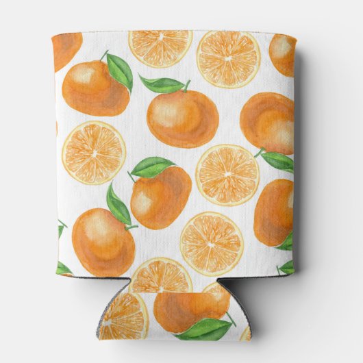 Waterverf tangerines blikjeskoeler (Achterkant)