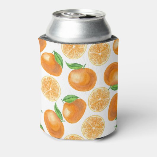 Waterverf tangerines blikjeskoeler (Blikje Achterkant)